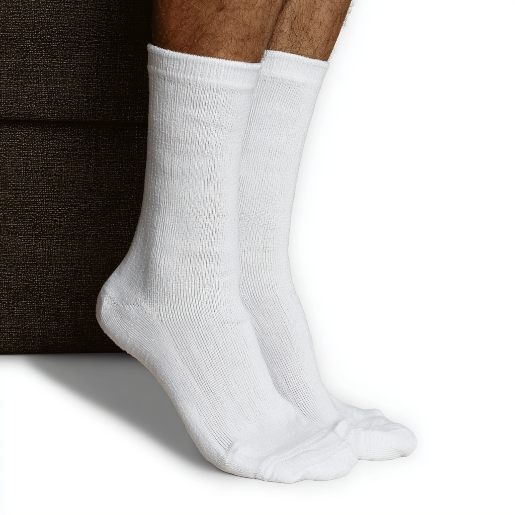 Men's Cushion Crew Diabetic Socks