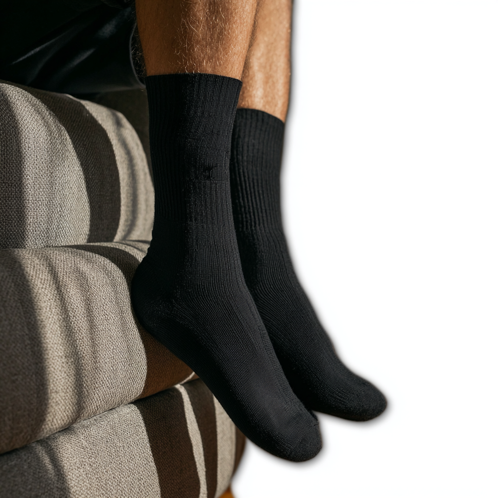 Men's Cushion Crew Diabetic Socks