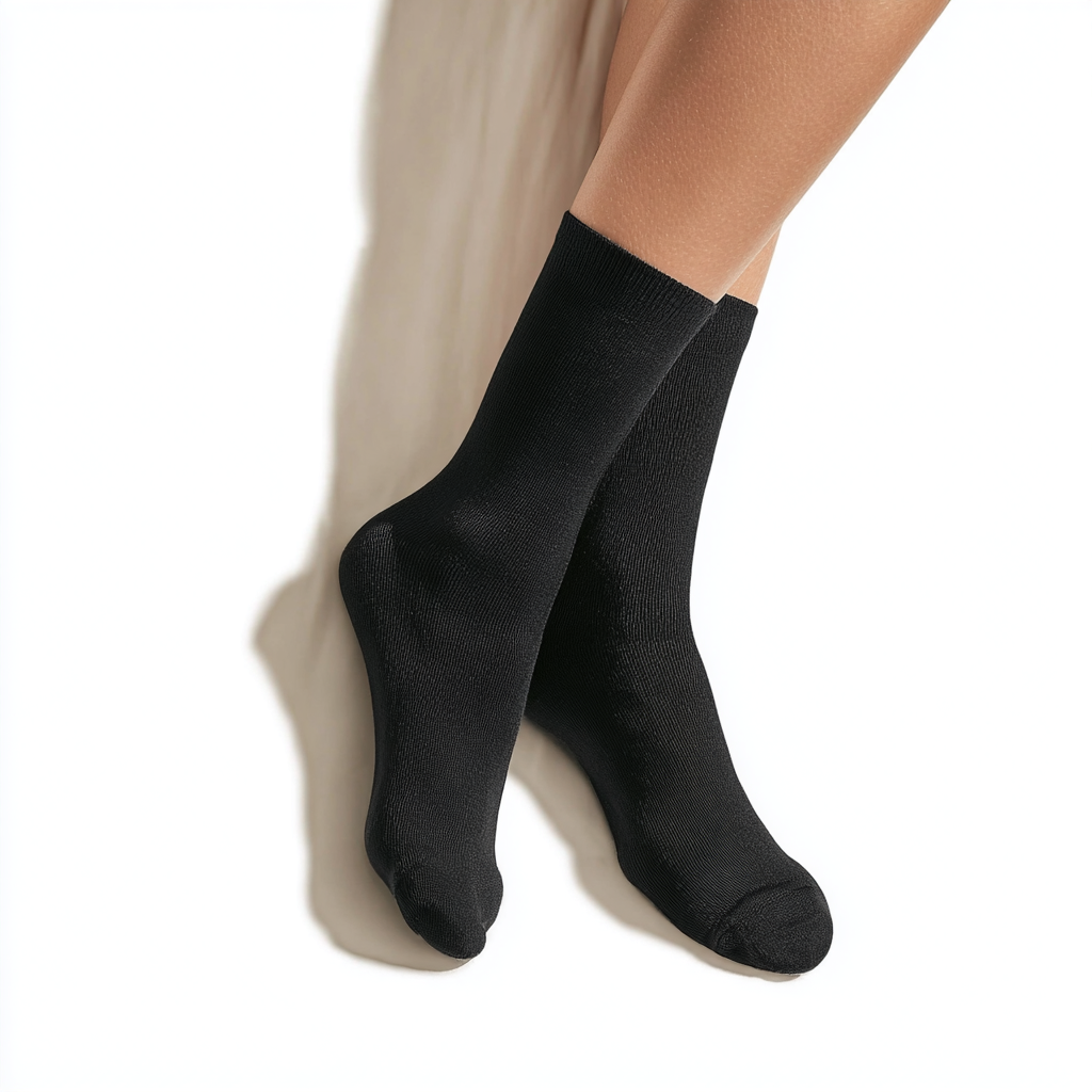 Women's Non-Elastic Diabetic Crew Socks